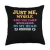 Cancer Zodiac Sign Facts Sarcasm Vibes Astrology Throw Pillow view 1