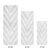 Better Trends 3 Piece Bathroom Rug Set 100% Cotton Non-Slip Washable Bath Mat, Soft & Absorbent Bath Rugs for Bath Room, Shower, Bathtub & Spa Floors White Hugo Collection view 1