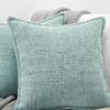24x24 Pillow Covers Set of 2 Mint Green, Soft Textured Chenille Throw Pillows Cases Cozy Large Cushion Covers for Couch, Modern Square Big Pillowcases, Oversized Euro Shams Sofa Pillow Covers view 1