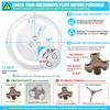 12" Microwave Plate Replacement Glass Turntable | Fits GE, Panasonic, LG, Whirlpool, Maytag, Cuisinart & More view 4