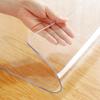 56x60 Multisize Vinyl Desk Pad Mat Clear Plastic Dining Table Protector PVC Tablelcloth Sofa Table Protector Coffee Glass End Side Table Cloth Top Protection Countertop Cover Waterproof Rectangle view 1