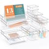 13 PCS Drawer Organizer Set, 5 Size Bathroom and kitchen organizer Trays view 1