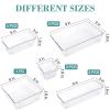 13 PCS Drawer Organizer Set, 5 Size Bathroom and kitchen organizer Trays view 2