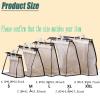 YEWIN Dust Bags for Handbags - Purse Storage Organizer for Closet Moistureproof and Dustproof Cover Hanging with Zipper and Handle (Black-XL) view 2