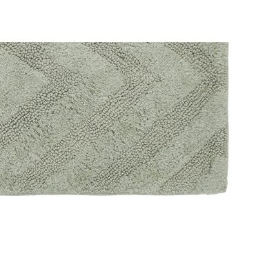 Better Trends 2 Piece Bathroom Rug Set 100% Cotton Non-Slip Washable Bath Mat, Soft & Absorbent Bath Rugs for Bath Room, Shower, Bathtub & Spa Floors Dark Sage Hugo Collection