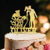 Afro Black Couple Silhouette Wedding Cake Topper With Dog Doberman And Sphynx Cat Gold Acrylic Custom Cake Topper Mr And Mrs Wedding Cake Topper Couple Married Bride Cake Toppers