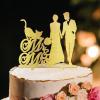 Bride And Groom Silhouette Cake Toppers With Dog Gold Acrylic Custom Cake Topper With Orange Cat Silhouette Engagement Cake Toppers Decorations Mr & Mrs Wedding Cake Toppers