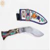 Exotic India 12" Nepali Kukri Knife - Iron with Wood view 1