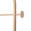 Cre Cra Gold Clothing Rack with Marble Base - Modern Metal Stand for Bedroom - Heavy Duty Coat Hanger Rack for Bag, Hat, Scarf, Jacket view 3