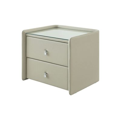 YANLI2233 Night Stands Bedroom Bedside Table Double Drawer Storage Bedside Table Elegant Atmosphere Simple Bedside Table Cabinet for Storage