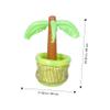 Ipetboom Coconut Tree Inflatable Ice Bucket PVC Beverage Cooler for Beach Parties Gatherings and Outdoor Fun for Beer and Drinks Unique Tropical Decor view 2