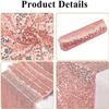 10 Pack Sequin Table Runner 12" x 72" Rose Gold Sequin Table Cloth for Rectangle Tables Sparkle Table Covers for Wedding Engagement Birthday Party Holiday Decorations (12*72 10 Park) view 4