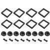 Mipcase Set of 8 Pcs Black 3D Floating Frame Display Holder Stands, Medallions, Jewelry, Challenge Coin view 1