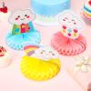 Ireer 9 Pieces Rainbow Party Decorations Honeycomb Rainbow Table Centerpieces Cute 3D Clouds Decorations for Birthday or Themed Party Favor Supplies view 4