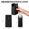 ZDDLOINP Bed Risers 4 Inch with Adjustable Screw Clamp, 4 Pack, Black view 2