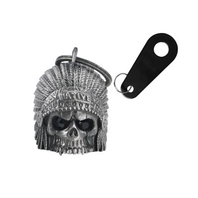 3D Motorcycle Bell with Hanger for Biker, Good Luck Biker Bells & Motorcycle Accessories, Key Chain with Colorful Luck Bell