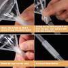 280 Pcs 70 Set 27.5 Bobo Balloon Sticks with Cups Clear Long Bobo Balloon Holders Reusable Plastic Stand for Wedding Party Holidays Anniversary Decorations view 2