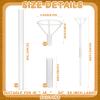 280 Pcs 70 Set 27.5 Bobo Balloon Sticks with Cups Clear Long Bobo Balloon Holders Reusable Plastic Stand for Wedding Party Holidays Anniversary Decorations view 3