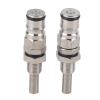 2pcs Sturdy Keg Beer Balls Lock Post Connector, 304 Stainless Balls Lock Keg Posts, Type keg Balls Lock Post & Poppet Female Thread Gas and Liquid Thread Keg Adapter Kit, 304 Stainless Balls Lock Ke view 1