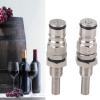 2pcs Sturdy Keg Beer Balls Lock Post Connector, 304 Stainless Balls Lock Keg Posts, Type keg Balls Lock Post & Poppet Female Thread Gas and Liquid Thread Keg Adapter Kit, 304 Stainless Balls Lock Ke view 2
