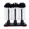 3 Brushes Bar Glass Cups Water Bottle Washer for Sink with Suction Cup Base for Beer Cup,Cup Cleaner for Sink, Long Leg Cup, Red Wine Glass and More Bar Kitchen Sink Home Tools, Cup Cleaner for view 1