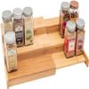 Coin and Coins - Bamboo Spice Rack Organizer for Cabinet, Expandable Spice Rack Countertop, Bamboo, 8,75(Expandable to 15,5) x 8,25 x 3 view 1