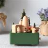 Acofuns Christmas Wooden Music Box Present Christmas Train Musical Box for Her,Musical Box Smart Castle Toy Birthday Present for Lover Friends and Children view 4