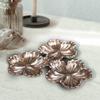 Handmade Decorative Bronze Color Coated 8.26 x 8.26 x 0.98 Inches Aluminium Tray 039AB view 1