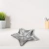 Handmade Decorative Silver Color Coated 36 x 36 x 3 Cms Aluminium Tray GMVK036 view 1