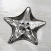 Handmade Decorative Silver Color Coated 36 x 36 x 3 Cms Aluminium Tray GMVK036 view 2