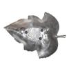 Handmade Decorative Silver Color Coated 6.69 x 5.11 x 0.9 Inches Aluminium Tray 057AB view 2