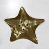 Handmade Decorative Gold Color Coated 36 x 36 x 3 Cms Aluminium Tray GMVK036 view 2