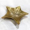 Handmade Decorative Gold Color Coated 36 x 36 x 3 Cms Aluminium Tray GMVK036 view 3
