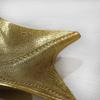 Handmade Decorative Gold Color Coated 36 x 36 x 3 Cms Aluminium Tray GMVK036 view 4