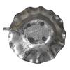 Handmade Decorative Silver Color Coated 12 x 11.5 x 3 Cms Aluminium Tray GMVK052 view 2
