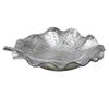 Handmade Decorative Silver Color Coated 12 x 11.5 x 3 Cms Aluminium Tray GMVK052 view 3