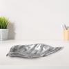 Handmade Decorative Silver Color Coated 16.5 x 8 Cms Aluminium Tray GMVK059 view 1