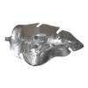Handmade Decorative Silver Color Coated 16.5 x 8 Cms Aluminium Tray GMVK059 view 2