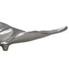 Handmade Decorative Silver Color Coated 16.5 x 8 Cms Aluminium Tray GMVK059 view 4