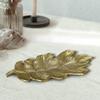 Handmade Decorative Gold Color Coated 21 x 10.5 x 2.3 Cms Aluminium Tray GMVK053 view 1
