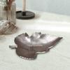 Handmade Decorative Bronze Color Coated 17 x 13 x 2.3 Cms Aluminium Tray GMVK057 view 1
