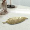 Handmade Decorative Gold Color Coated 10.23 x 3.54 x 0.46 Inches Aluminium Tray 060AB view 1