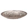 Handmade Decorative Bronze Color Coated 14 x 14 x 3.5 Cms Aluminium Tray GMVK063 view 3