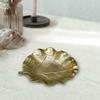 Handmade Decorative Gold Color Coated 12 x 11.5 x 3 Cms Aluminium Tray GMVK052 view 1