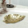 Handmade Decorative Gold Color Coated 16.5 x 8 Cms Aluminium Tray GMVK059 view 1