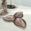 Handmade Decorative Bronze Color Coated 21 x 21 x 2.5 Cms Aluminium Tray GMVK038 view 1