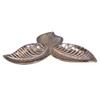 Handmade Decorative Bronze Color Coated 21 x 21 x 2.5 Cms Aluminium Tray GMVK038 view 4