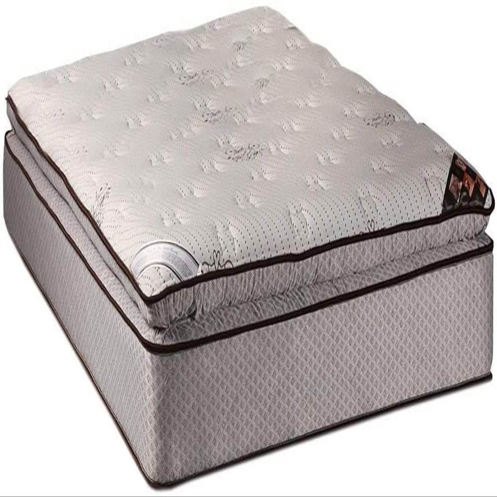 DS Solutions USA Spinal Plush PillowTop (Eurotop) Queen Size Mattress Only with Mattress Cover Protector - Sleep System with Enhanced Cushion Support, Orthopedic, Innerspring and Long Lasting Comfort