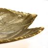 Handmade Decorative Gold Color Coated 38 x 33 x 6 Cms Aluminium Tray GMVK030 view 3