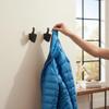 ASTUD Decorative Wall Mounted Hooks (2pcs) Functional Art, Funny, Space-Saving, Heavy Duty Metal Wall Hooks for Bags, Coats, Scarves, Keys, Towels and More (Like-Black) view 2